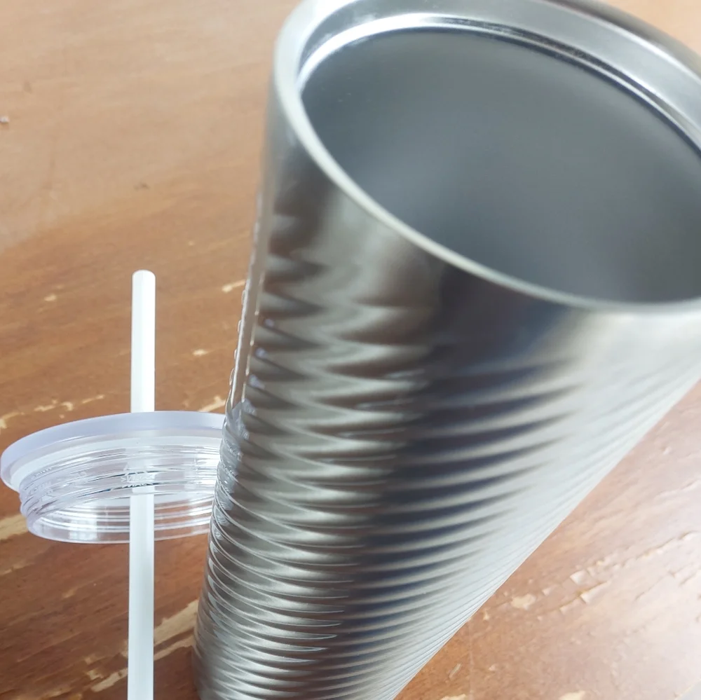 Starbucks Stainless Steel Venti Silver Tumbler 24oz NEW